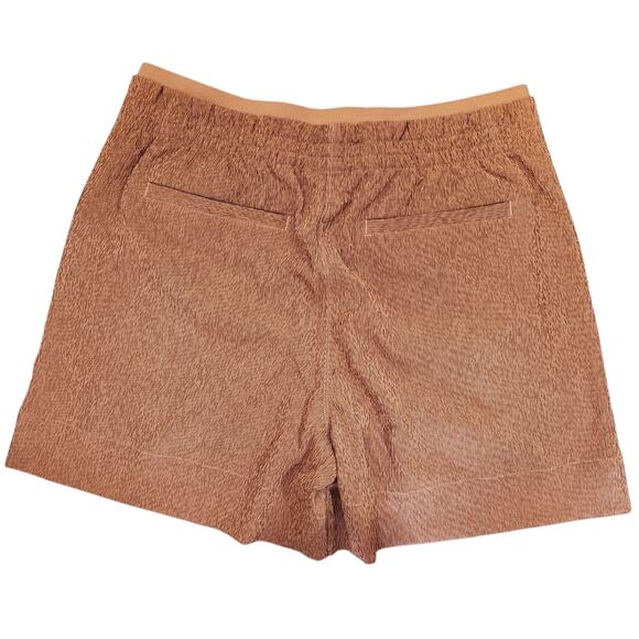 ATHLETA Echo Shorts 14 Brown Athlesure Athletic Activewear Running Beach Gym - Picture 2 of 7